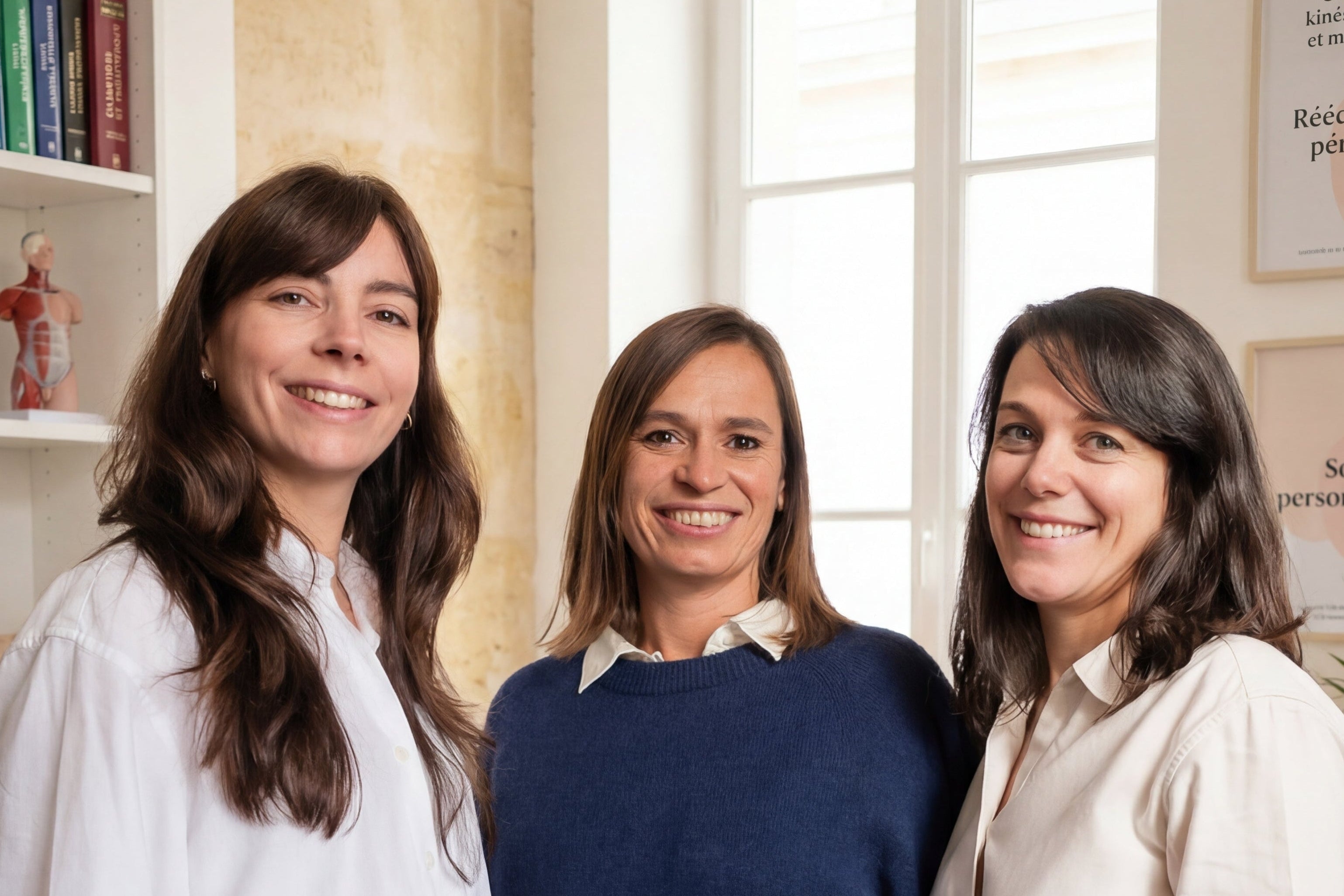 Trois spécialistes en Périnélogie, une expertise partagée