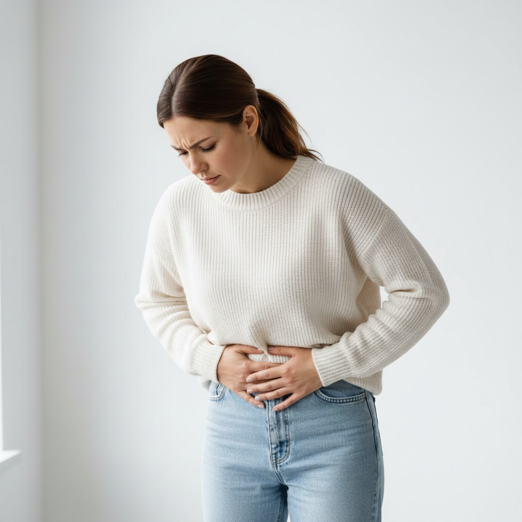 image de femme ayant des douleurs pelviennes