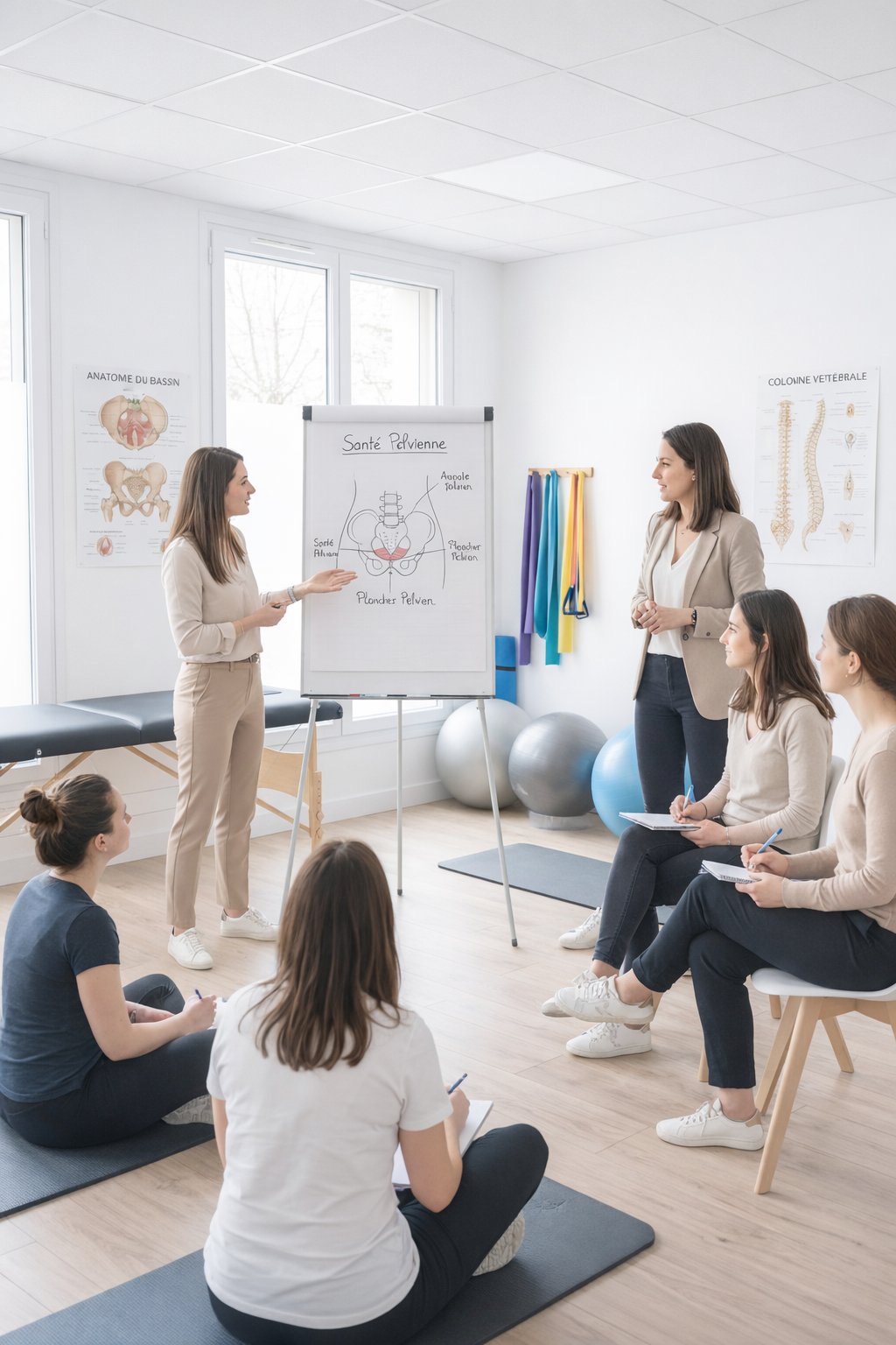 image de professionnelles de santé en formation 