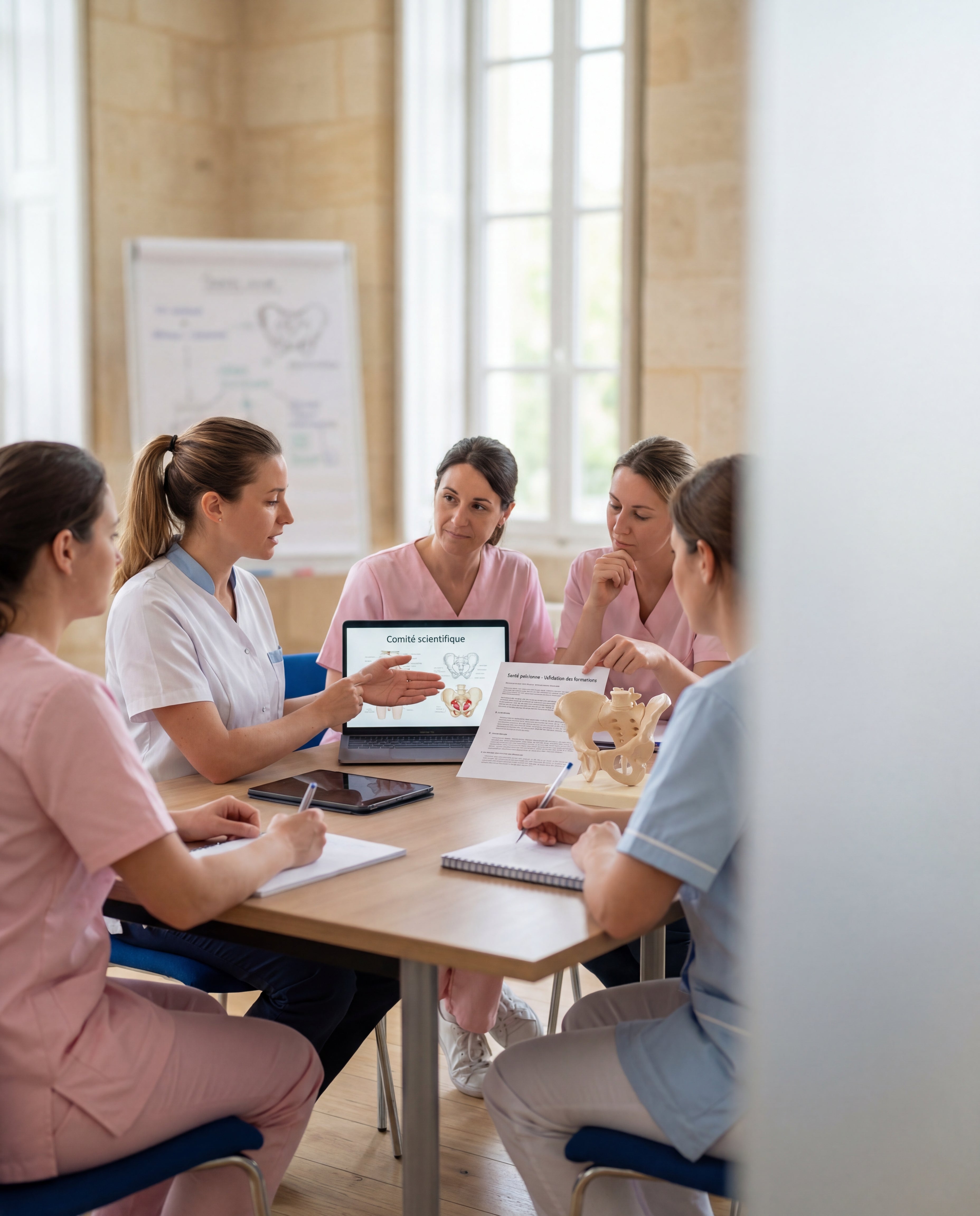 Comité Scientifique de professionnelles de sante kiné et sage-femme pour pelvisanté formation